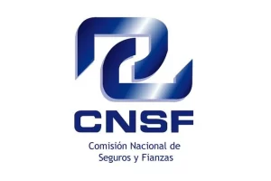 Logo de la Comisión Ncional de Seguros y Fianzas.